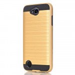 Wholesale LG X Power 2, Fiesta LTE, X Charge Armor Hybrid Case (Gold)